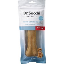Royal Rain Store Dr.sacchi Premium Sığır Etli Doğal Sığır Derisi Press Kemik Tahılsız Köpek Ödülü 8.5"170-180 gr 1'li
