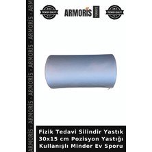 Armoris Fizik Tedavi Silindir Yastık 30X15 cm Pozisyon Yastığı Kullanışlı Minder Ev Sporu