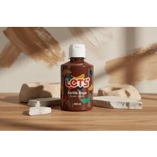 TeknoKapsül Let’s Akrilik Boya Kahverengi 250 ml