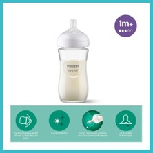 Defne Store Doğal Tepkili Natural Response Cam Biberon 240 ml 1+ Ay Dfnbez