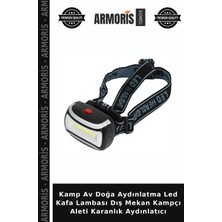 Armoris Kamp Av Doğa Aydınlatma LED Kafa Lambası Dış Mekan Kampçı Aleti Karanlık Aydınlatıcı