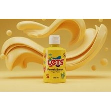 TeknoKapsül Let`s Parmak Boyası Sarı 250 ml
