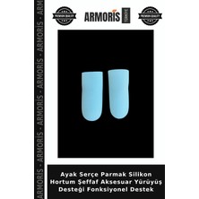 Armoris Ayak Serçe Parmak Silikon Hortum Şeffaf Aksesuar Yürüyüş Desteği Fonksiyonel Destek