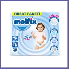Nida Bebek Bezi Fırsat Paketi 6 Beden 15+ kg 38 Adet Nıda