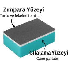 Royal Rain Store Akvaryum Temizlik Bloğu – Çift Yüzeyli Zımpara &amp; Cilalama Süngeri | Cam Akvaryumlar Için Kireç, Su Lekesi ve Yosun Giderici | Kimyasalsız, Çizik Bırakmayan Fish Tank Descaling Polishing Pad