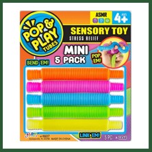 Bezos Pop & Play Tubes Duyusal Stres Oyuncağı Nessiworld 5'li Bzst