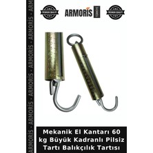 Armoris Mekanik El Kantarı 60 kg Büyük Kadranlı Pilsiz Tartı Balıkçılık Tartısı
