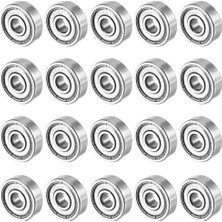 Royal Rain Store Dünya Magnet Metal Mühürlü Çok Amaçlı Bilye Rulman - 5X16X5 Ölçülerinde 20 Adet 625ZZ Rulman