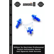 Armoris Silikon Su Geçirmez Profesyonel Yüzücü Antrenman Havuz Seti Egzersiz Hobi Koruma
