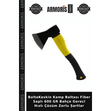 Armoris Baltakeskin Kamp Baltası Fiber Saplı 600 gr Bahçe Gereci Hızlı Çözüm Zorlu Şartlar