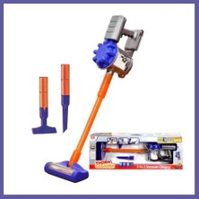 Nida Vacuum Cleaner Pilli Kablosuz Oyuncak Dikey Standlı Elektrik Süpürgesi Nıda