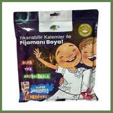 Bezos Kalem Hediyeli Boyanabilir Pijama 7-8 Yaş HB006
