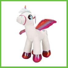 Bezos Kanatlı Unicorn Peluş 42 cm Dmc