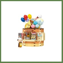 Bezos P881201 Teddy Bear Koleksiyonu Dondurma Dünyası 354 Parça Block Oyuncak HB006