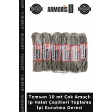 Armoris Temsan 10 mt Çok Amaçlı Ip Halat Çeşitleri Toplama Ipi Kurutma Gereci