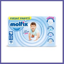 Nida Bebek Bezi Fırsat Paketi 5 Beden 11-18 kg 48 Adet Nıda