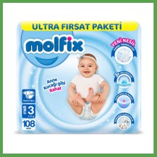 Bezos Bebek Bezi Ultra Fırsat Paketi 3 Beden 4-9 kg 108 Adet Mgc