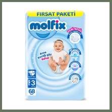 Bezos Bebek Bezi Fırsat Paketi 3 Beden 4-9 kg 68 Adet Bezos1