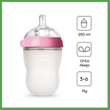 Bezos Comotomo Antikolik Silikon Biberon 250 ml 3-6 Ay Pembe · Renk: Pembe Mgc
