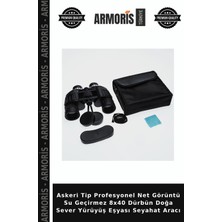 Armoris Askeri Tip Profesyonel Net Görüntü Su Geçirmez 8X40 Dürbün Doğa Sever Yürüyüş Eşyası Seyahat Aracı