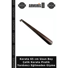 Armoris Kerata 65 cm Uzun Boy Çelik Kerata Pratik Yardımcı Eğilmeden Giyme