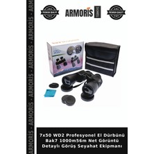 Armoris 7X50 Wd2 Profesyonel El Dürbünü Bak7 1000M56M Net Görüntü Detaylı Görüş Seyahat Ekipmanı