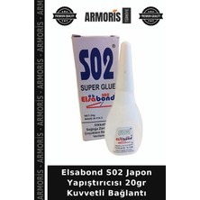 Armoris Elsabond S02 Japon Yapıştırıcısı 20GR Kuvvetli Bağlantı