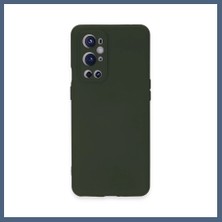 Bezos One Plus 9 Pro Kılıf Nano Içi Kadife Silikon - Koyu Yeşil BZS10