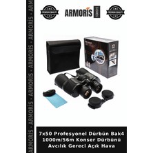 Armoris 7X50 Profesyonel Dürbün Bak4 1000M/56M Konser Dürbünü Avcılık Gereci Açık Hava
