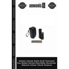 Armoris Dürbün Yüksek Kalite 8X30 Tümmetal Rus Modeli DÜRBÜN76M1000M Monoküler Gökyüzü Izleme Teknik Ekipman