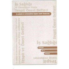 Royal Rain Store Özkan Iş Sağlığı ve Güvenliği Tespit ve Öneri Defteri, 20 x 3, Numaralı