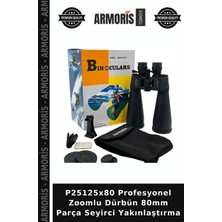 Armoris P25125X80 Profesyonel Zoomlu Dürbün 80MM Parça Seyirci Yakınlaştırma