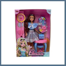 Bezos WG66956 -Kutulu Güzellik Masalı Çantalı Bebek Set 11,5 Inç Bbz