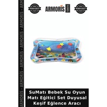 Armoris Sumatı Bebek Su Oyun Matı Eğitici Set Duyusal Keşif Eğlence Aracı