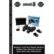 Armoris Baigish 7X35 Rus Model Dürbün 1000M/76M Aktivite Gereci Hobi Aleti Gezi Malzemesi