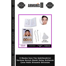 Armoris V Maske Ince Yüz Şekillendirici Sarkma Karşıtı Bandı Kolay Kullanım Çene Hattı Dinamik Görünüm