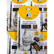 Royal Rain Store Adel Dereceli Kalem Seti, 8'li Grafite Sketch Set (Hb-B-2b-3b-4b-5b-6b-8b)