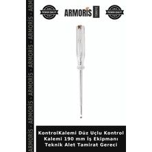 Armoris Kontrolkalemi Düz Uçlu Kontrol Kalemi 190 mm Iş Ekipmanı Teknik Alet Tamirat Gereci