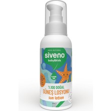 Royal Rain Store SIVENO%100 Doğal Çocuk Güneş Losyonu Leke Karşıtı Nemlendirici Bitkisel Vegan Uva Uvb Spf 50+ 100 ml