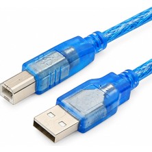 Royal Rain Store Orret Home 150 cm USB Yazıcı Kablosu, Usb-A To Usb-B Printer Bağlantı Kablosu, Yazıcı Tarayıcı Bilgisayar Veri Aktarım Kablosu, Dayanıklı Örgülü Yapı, 1.5 Metre Mavi