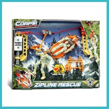Defne Store Zipline Rescue Asker Oyun Seti Dfnbez