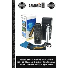 Armoris Panda Metal Gövde Tek Gözle Büyük Mercek Dürbün 50X50 Açık Hava Gözlem Aracı Keşif Aleti
