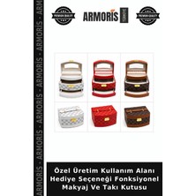 Armoris Özel Üretim Kullanım Alanı Hediye Seçeneği Fonksiyonel Makyaj ve Takı Kutusu
