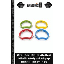 Armoris Özel Seri Ritim Aletleri Müzik Atolyesi Ahşap Renkli Tef 94-430