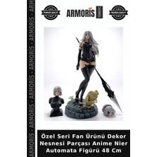 Armoris Özel Seri Fan Ürünü Dekor Nesnesi Parçası Anime Nier Automata Figürü 48 cm