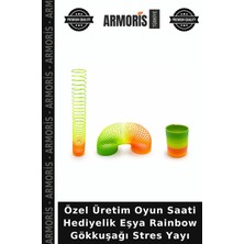 Armoris Özel Üretim Oyun Saati Hediyelik Eşya Rainbow Gökkuşağı Stres Yayı