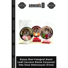 Armoris Kişiye Özel Fotoğraf Alanlı Ledli Çerceve Resim Çerçevesi Oda Süsü Dekorasyon Ürünü