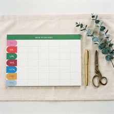 Royal Rain Store Fark Tanıtım | Paperto. Tarihsiz A4 Aylık Masa Planlayıcı – 80 Yaprak | 110GR. Ivory | Minimal Tasarım | Ofis &amp; Ev Için Aylık Takip (Türkçe)
