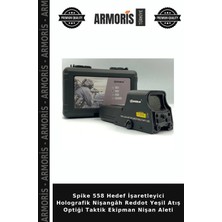 Armoris Spike 558 Hedef Işaretleyici Holografik Nişangâh Reddot Yeşil Atış Optiği Taktik Ekipman Nişan Aleti