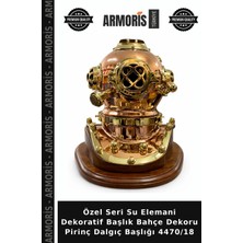 Armoris Özel Seri Su Elemani Dekoratif Başlık Bahçe Dekoru Pirinç Dalgıç Başlığı 4470/18